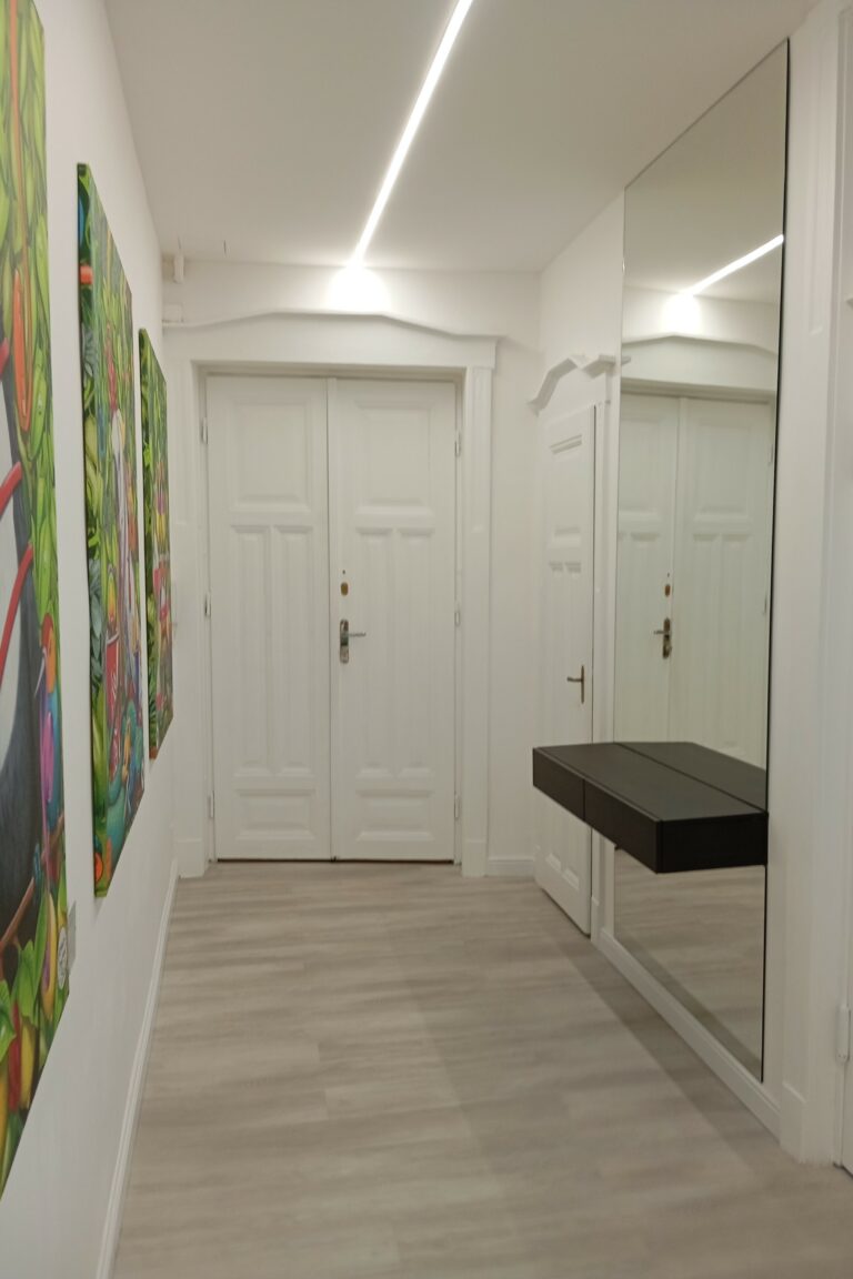 Ekologický zrcadlový obklad předsíň